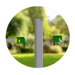 Narożniki do przęseł ogrodzeniowych