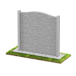 Wzór 411 Ogrodzenia betonowe dwustronne