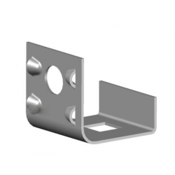 Przelotka do siatki na słupek okrągły