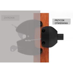 Przycisk do zamka LLAA samozatrzaskowy na zamek z kluczykiem