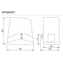 TURBO 200 Key - Napęd do bram przesuwnych