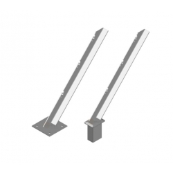 Stalowe wysięgniki na drut kolczasty