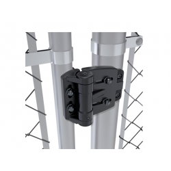 Samozamykające zawiasy regulowane do furtek, profil okrągły TCAMA2RND 22-50mm/25 kg - 2 szt.