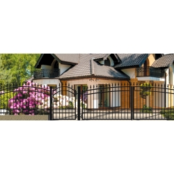 Bramy dwu skrzydłowe ozdobne