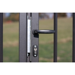 Brama dwuskrzydłowa uniwersalna ANTRACYT DS-PR