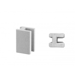 Podmurówka z łącznikiem - płyta betonowa łupek