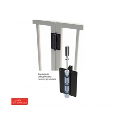 Zawias samozamykający KF3L2 13 mm/20 kg do furtek KF3L2BL - 2 szt.