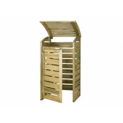 OBUDOWA NA ŚMIETNIK Z TYLNĄ ŚCIANĄ 65X73X120 CM-120L