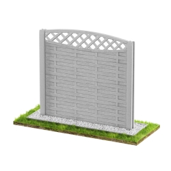 Wzór 107 Ogrodzenia betonowe jednostronne