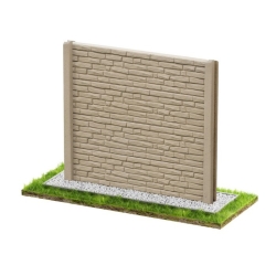 Wzór 111 Ogrodzenia betonowe jednostronne