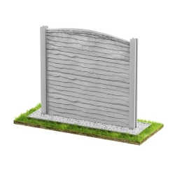 Wzór 114 Ogrodzenia betonowe jednostronne