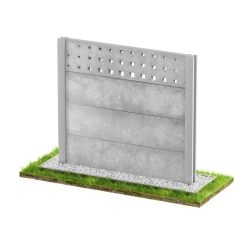 Wzór 117 Ogrodzenia betonowe jednostronne