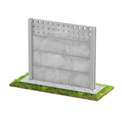 Wzór 121 Ogrodzenia betonowe jednostronne