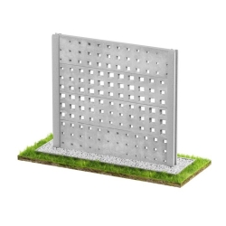 Wzór 122 Ogrodzenia betonowe jednostronne