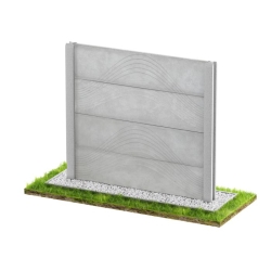 Wzór 134 Ogrodzenia betonowe jednostronne