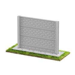 Wzór 26 Ogrodzenia betonowe jednostronne