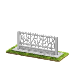 Wzór 35 Ogrodzenia betonowe jednostronne