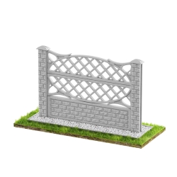 Wzór 41 Ogrodzenia betonowe jednostronne