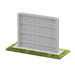 Wzór 42 Ogrodzenia betonowe jednostronne