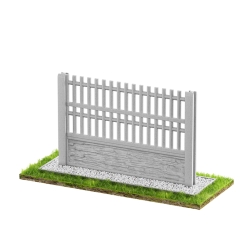 Wzór 44 Ogrodzenia betonowe jednostronne