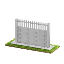 Wzór 49 Ogrodzenia betonowe jednostronne