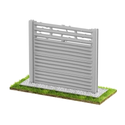 Wzór 50 Ogrodzenia betonowe jednostronne