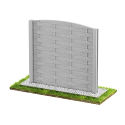 Wzór 51 Ogrodzenia betonowe jednostronne