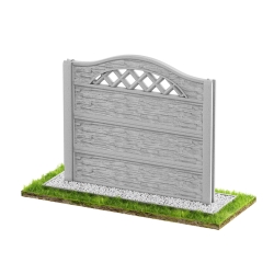 Wzór 55 Ogrodzenia betonowe jednostronne