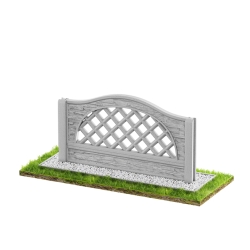 Wzór 61 Ogrodzenia betonowe jednostronne