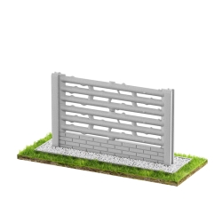 Wzór 62 Ogrodzenia betonowe jednostronne