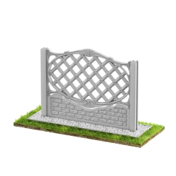 Wzór 63 Ogrodzenia betonowe jednostronne