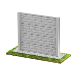 Wzór 65 Ogrodzenia betonowe jednostronne