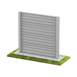 Wzór 67 Ogrodzenia betonowe jednostronne