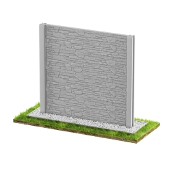 Wzór 73 Ogrodzenia betonowe jednostronne