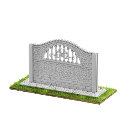 Wzór 82 Ogrodzenia betonowe jednostronne