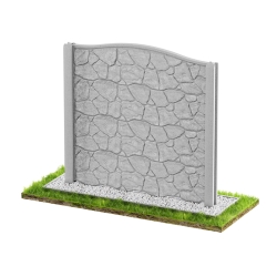 Wzór 84 Ogrodzenia betonowe jednostronne