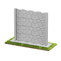 Wzór 85 Ogrodzenia betonowe jednostronne