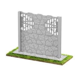 Wzór 87 Ogrodzenia betonowe jednostronne