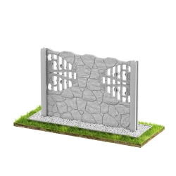 Wzór 89 Ogrodzenia betonowe jednostronne