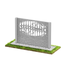 Wzór 96 Ogrodzenia betonowe jednostronne