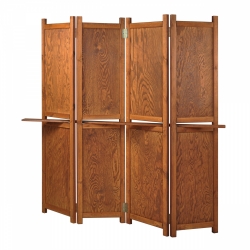 PARAWAN PEŁNY R34 PROSTY 185X180 Z PÓŁKĄ