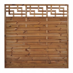 PŁOT AŻUROWY BJORK R34 PROSTY 180×180 BRĄZ