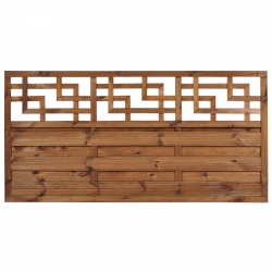 PŁOT AŻUROWY BJORK R34 PROSTY 180×90 BRĄZ