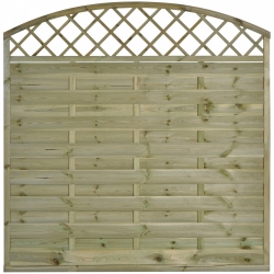 PŁOT AŻUROWY JOLA R30 Z ŁUKIEM 180×180/160