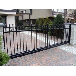 Bramy przesuwne ozdobne