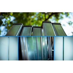 Słupek panelowy 8x8 ocynk