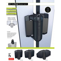 Zawiasy samozamykające TCHD1AS3BT 6-25 mm/70 kg do ciężkich bram - 2 szt
