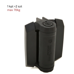 Zawiasy samozamykające TCHD1AL2S3BT 19 mm/70 kg do ciężkich bram - 2 szt